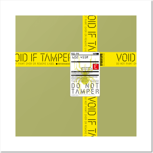 Void if Tampered Posters and Art